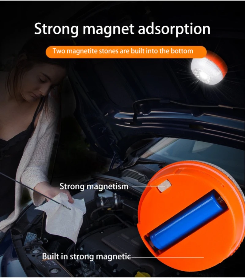 Emergency Light Car Strobe Light Spain Car Emergency Light Signal V16 Homologated Dgt Approved Beacon Light USB Rechargeable Magnetic Induction Strobe