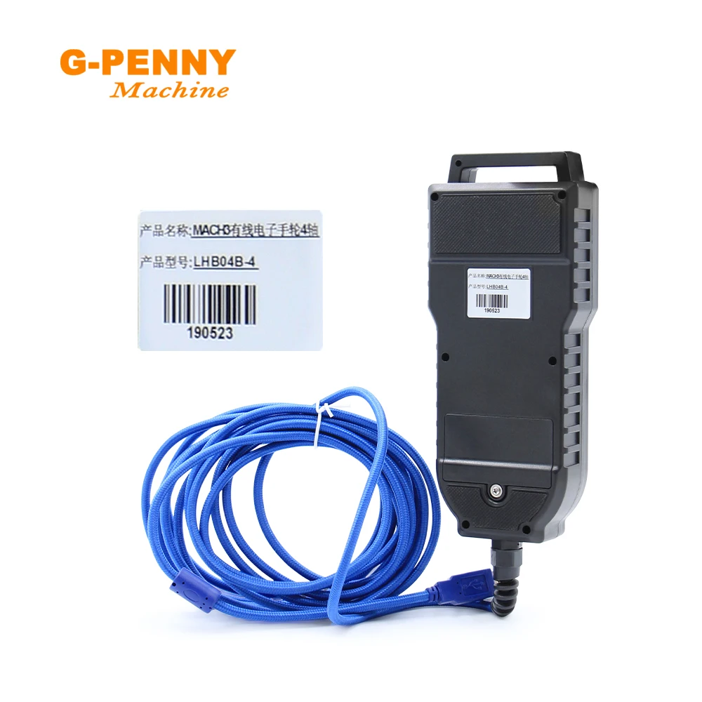 Cnc handwheel mpg manual control XHC 4/6Axis Wired Handwheel LHB04B 5V Line driver output