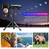 APEXEL New Metal 36X Telephoto Zoom Lens with Tripod Universal Clip Telescope for iPhone Samsung Smartphones for Camping Hiking - Image 3