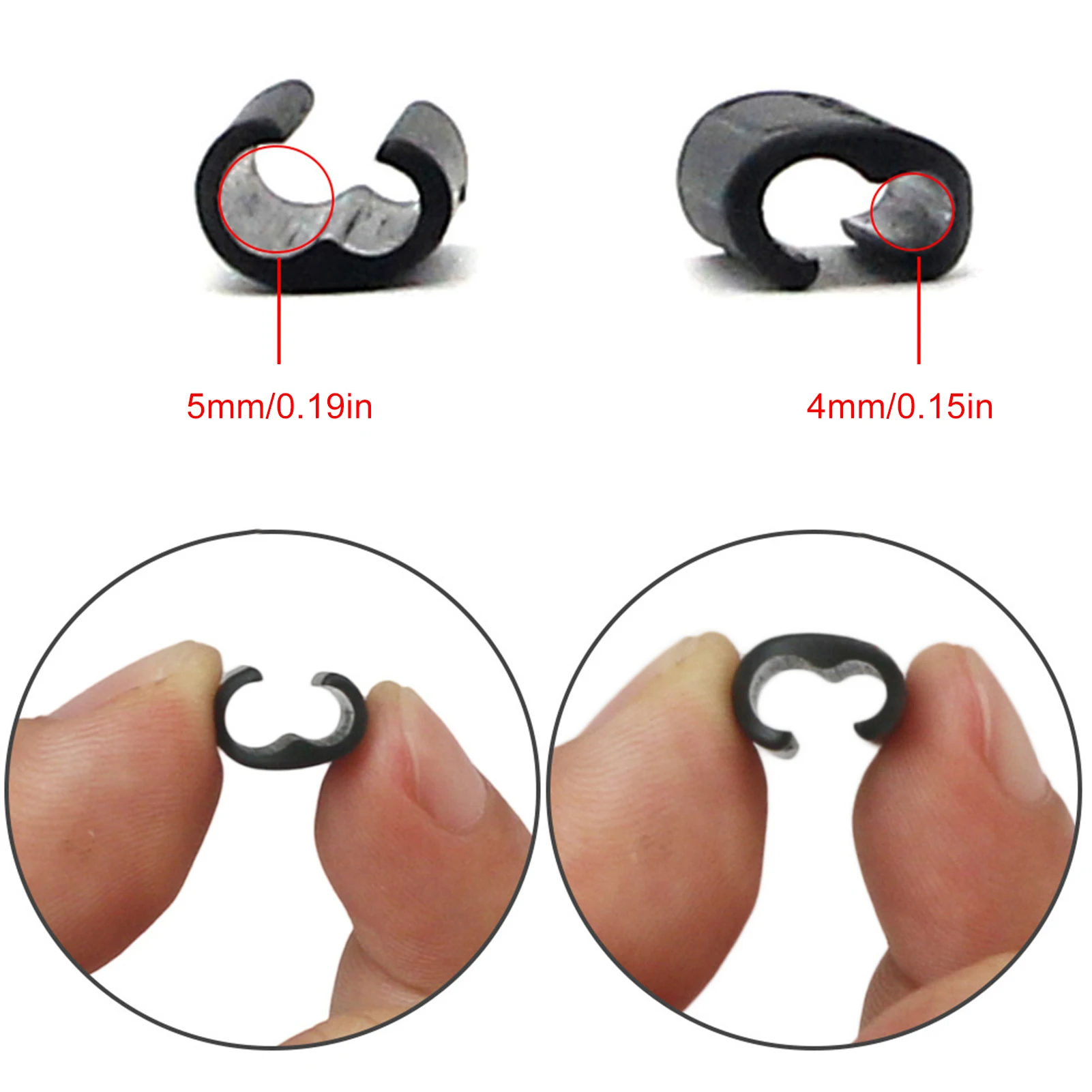 Supporto Girevole Per Torcia Da Manubrio – Clip A 90° Regolabile, Nero, Resistente All’Acqua