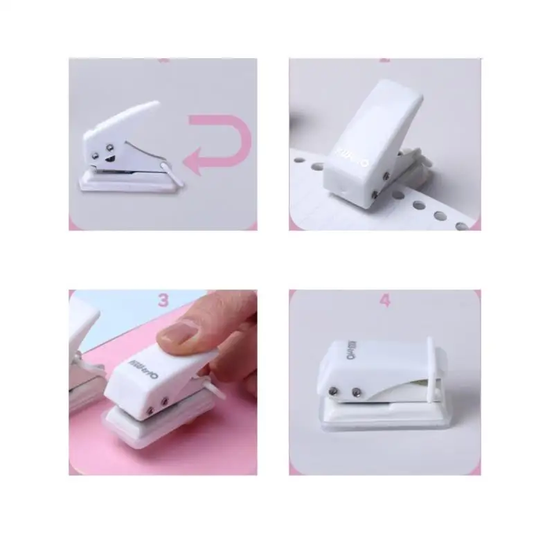 1pcs hole punching machine Cute Mini Single Hole Shape Punch for