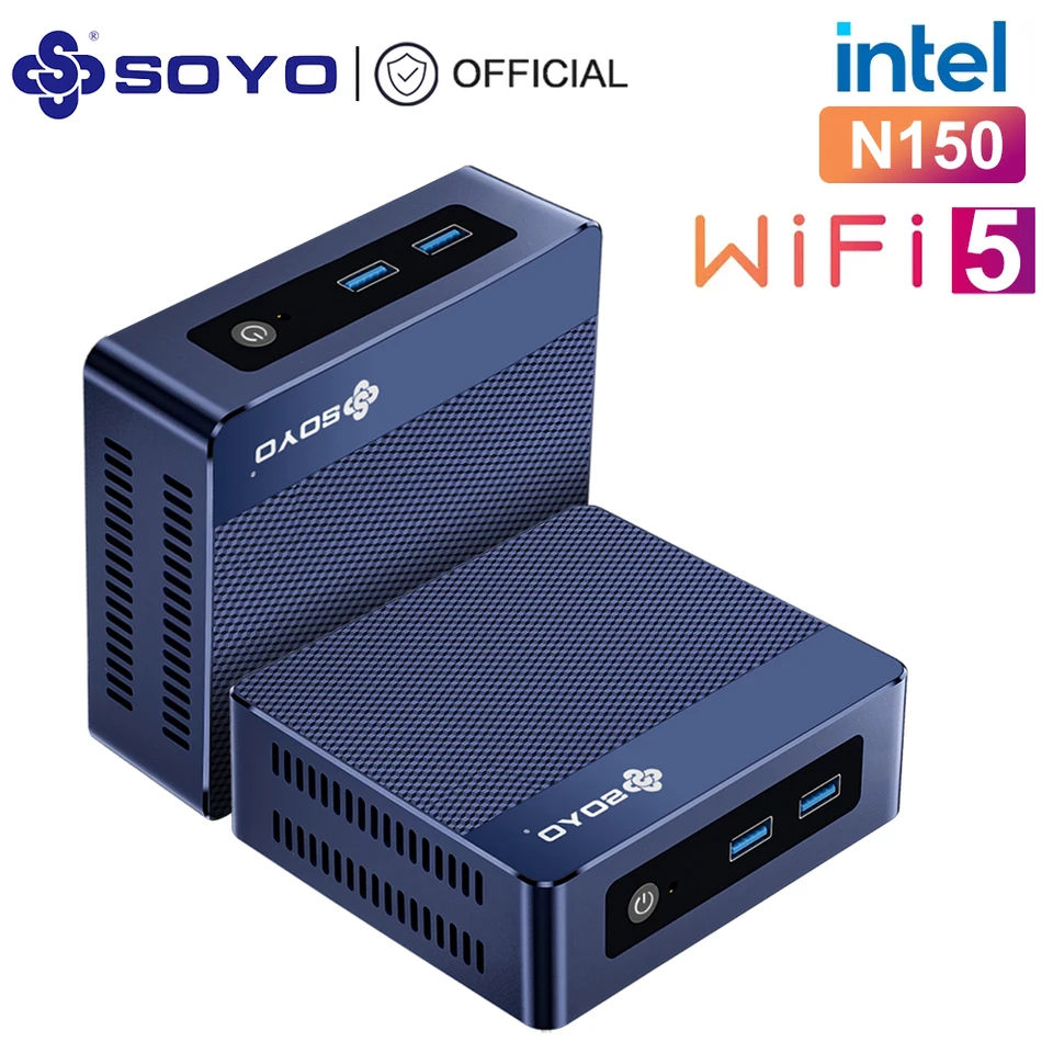 SOYO M4 Plus ミニ PC、インテル Twin Lake N150 CPU Windows 11 Pro