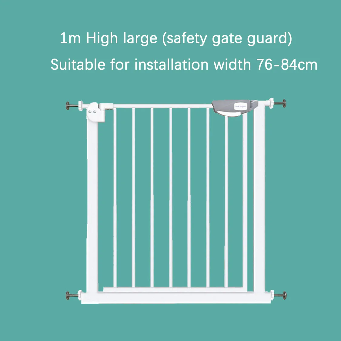 Children Safety Door Guardrails Baby Stairway Guard Rail Baby Fence Fence Gate Bar Double Safety Bolt Playpen