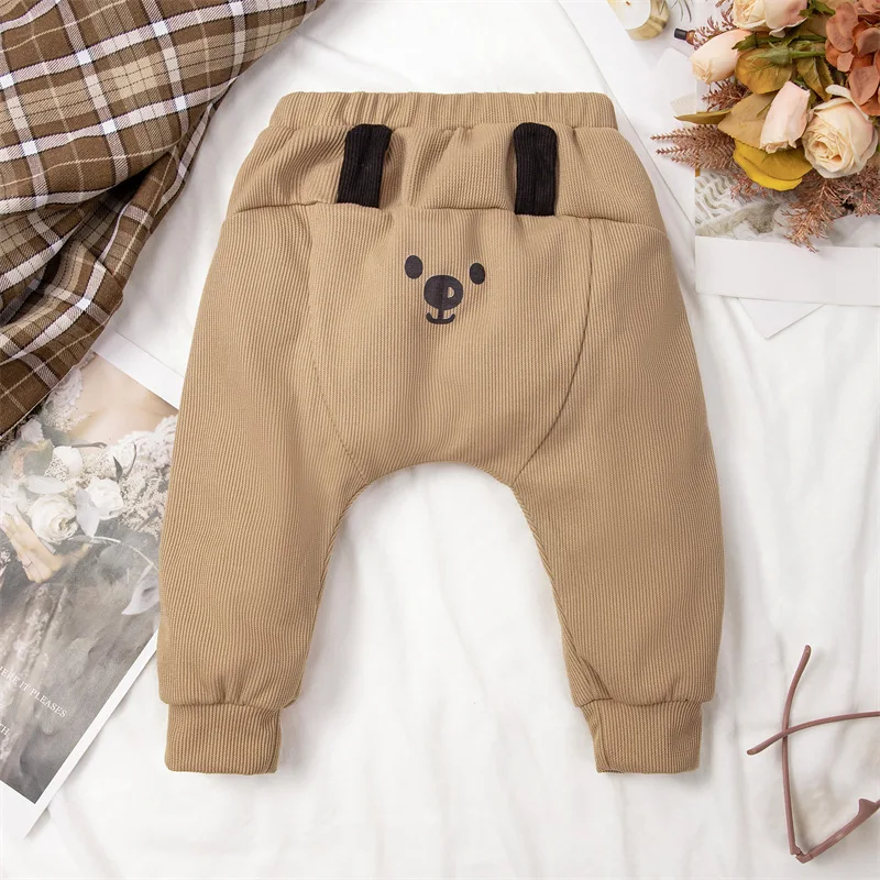 Toddler Unisex Corduroy Overalls with Adjustable Straps and Pockets Warm Winter Jumpsuit for Boys Girls Cute Outfit