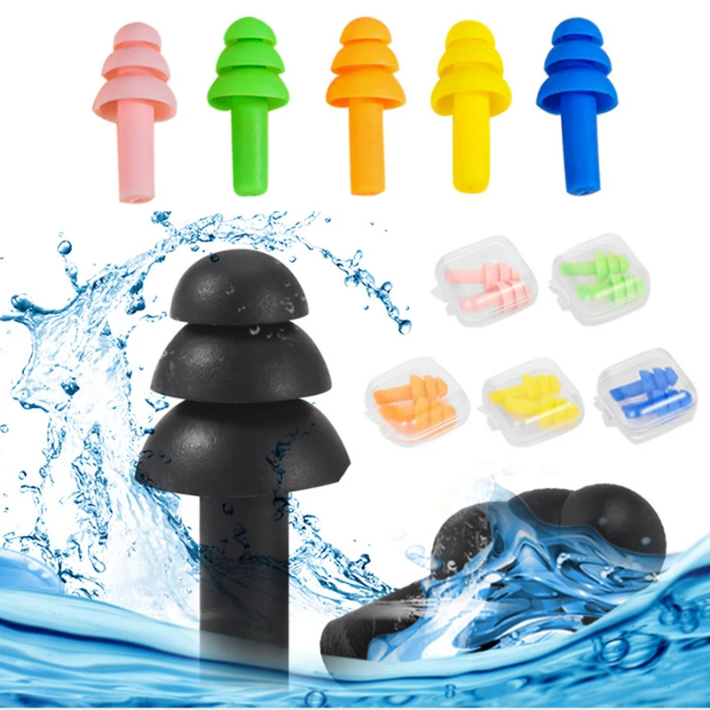 

Soft Silicone Ear Plugs Insulation Ear Protection Earplugs Anti Noise Snoring Sleeping Plugs For Travel Noise Reduction Earplug