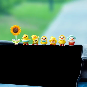 🦆 Little Yellow Duck Car Ornaments – Joyful Companions for Your Dashboard & Travel 5
