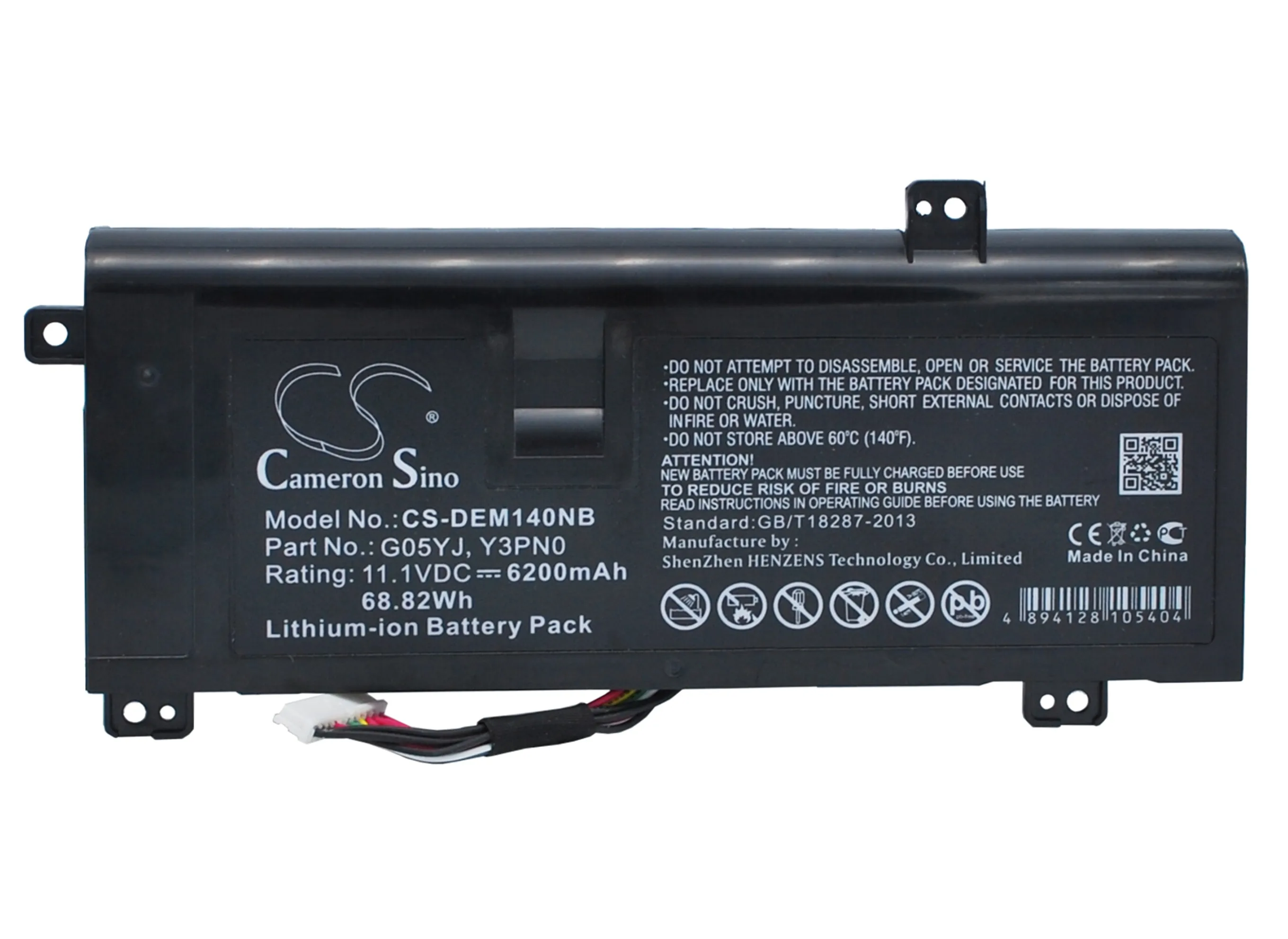 CS 6200 мАч/68.82Wh батарея для ноутбука DELL Alienware 14 14(Mid 2013) ALW14D-4528 4728 P39G 08X70T 0G05YJ 8X70T |