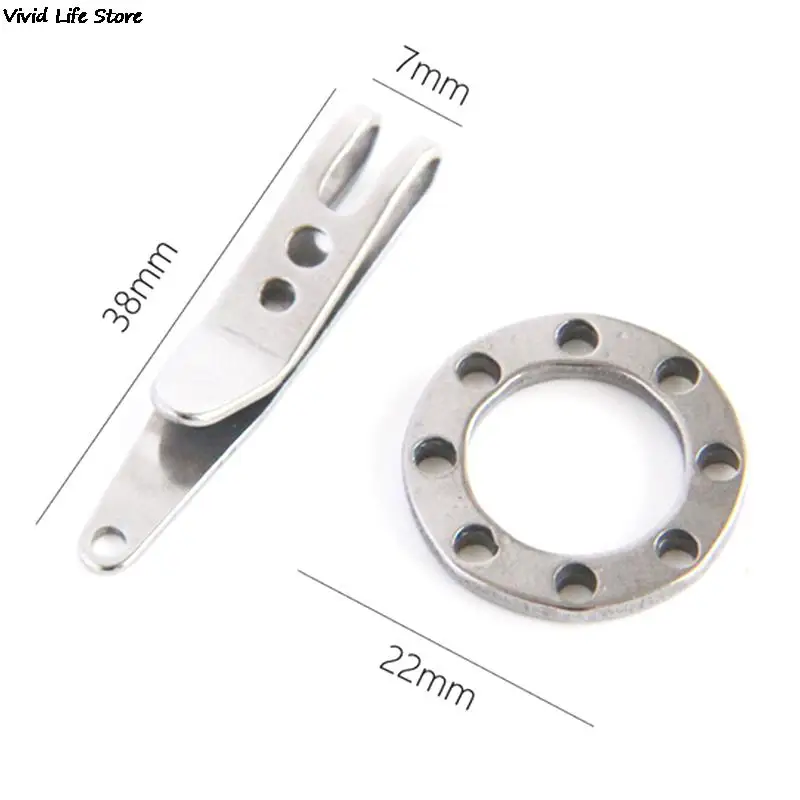 EDC Bag Clip with Key Ring Carabiner 1/5pcs Stainless Steel Outdoor Quicklink Tool