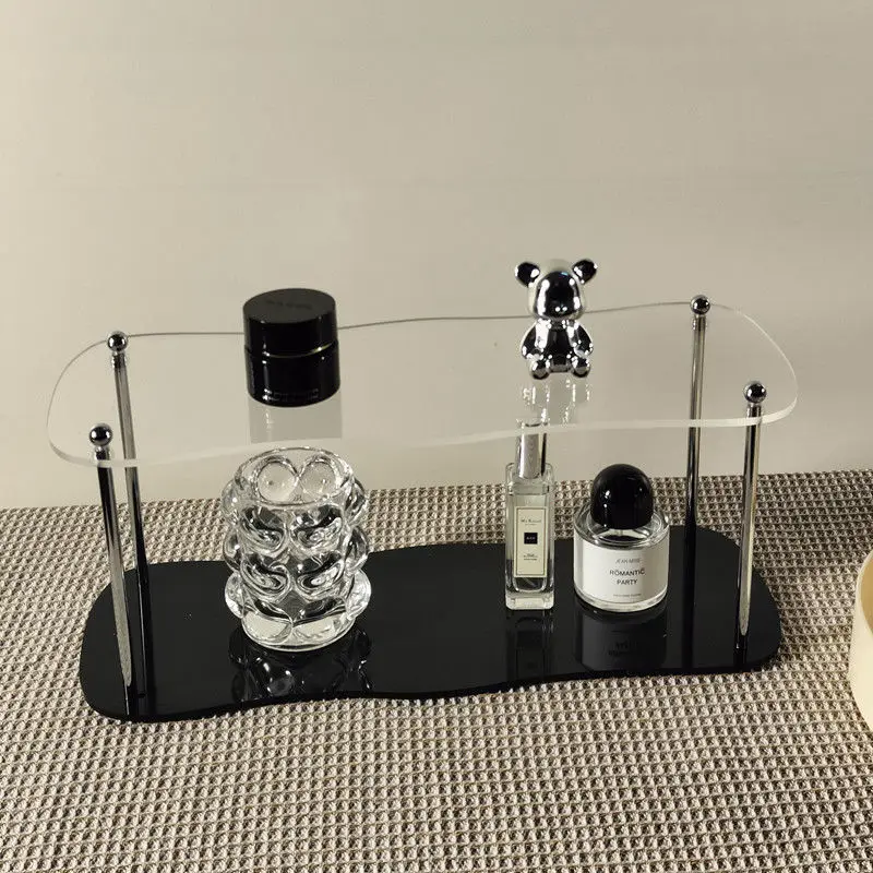 INS same model Table shelf Three layer acrylic perfume shelf High level simple modern cup shelf Table top sorting cabinet decor