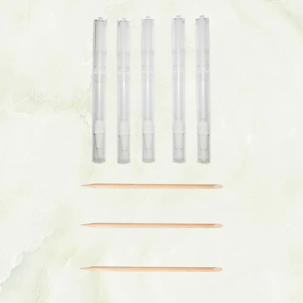 큐티클 오일 펜 빈 네일 클리닝 스틱 매니큐어 액세서리 네일 폴리쉬용 스틱