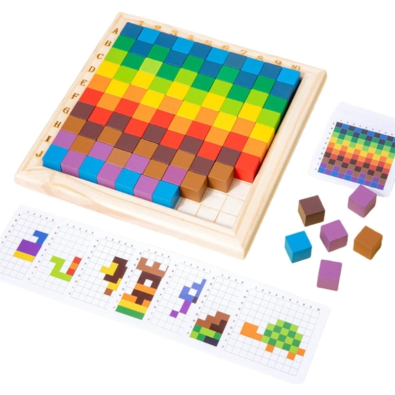 

Kids Math Learning Game Toy Math Manipulative Addition Math Block for Kids Early Education Letter Learning
