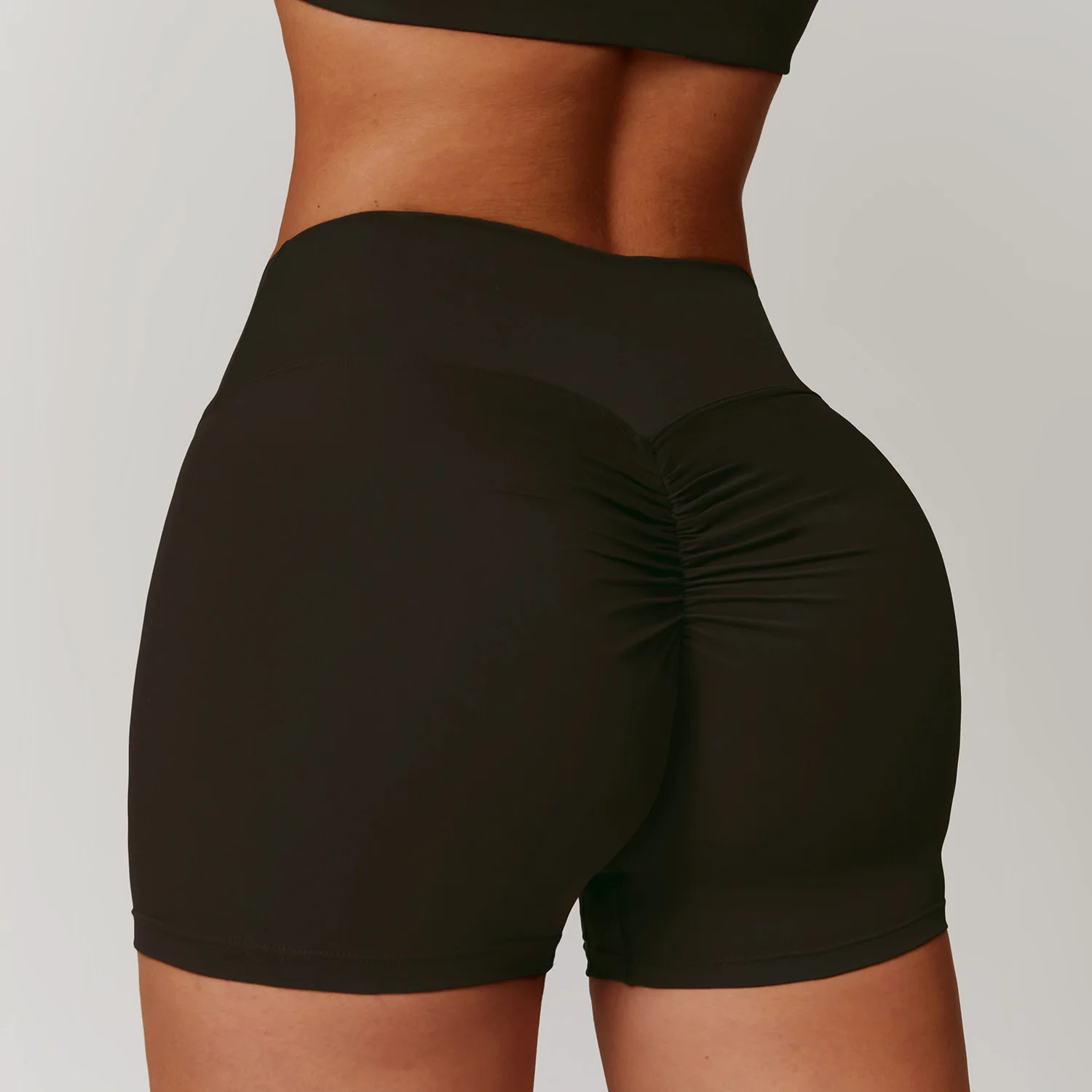 Women Sexy Breathable Running Cycling Short High Waist Female Gym Shorts Fitness Leggings Push Up Yoga Shorts Gym Legging