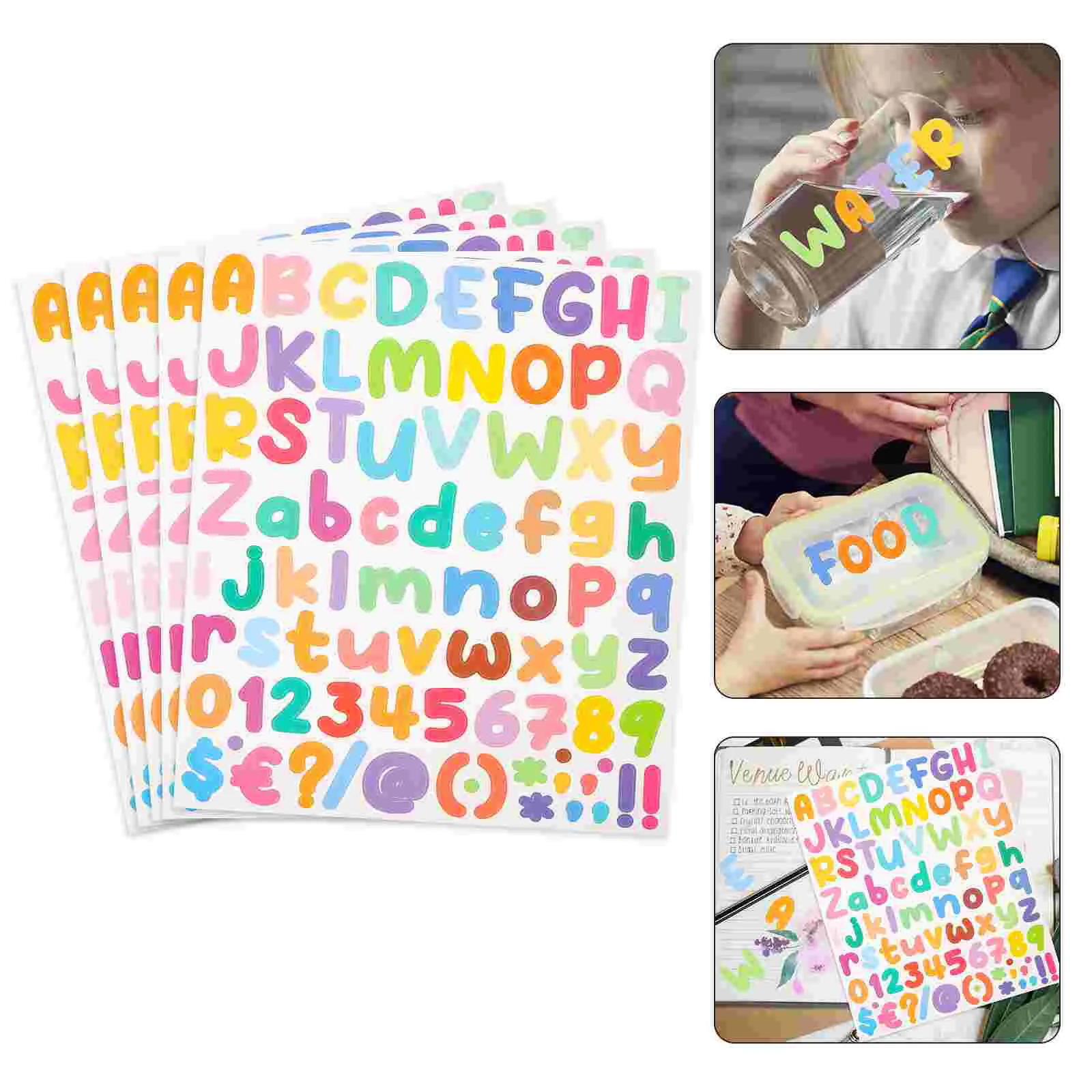 

Name Tag Label Sticker Colorful Waterproof Self-adhesive Suitable for Theme Party Meeting Bubble 6 Sheets Packaged
