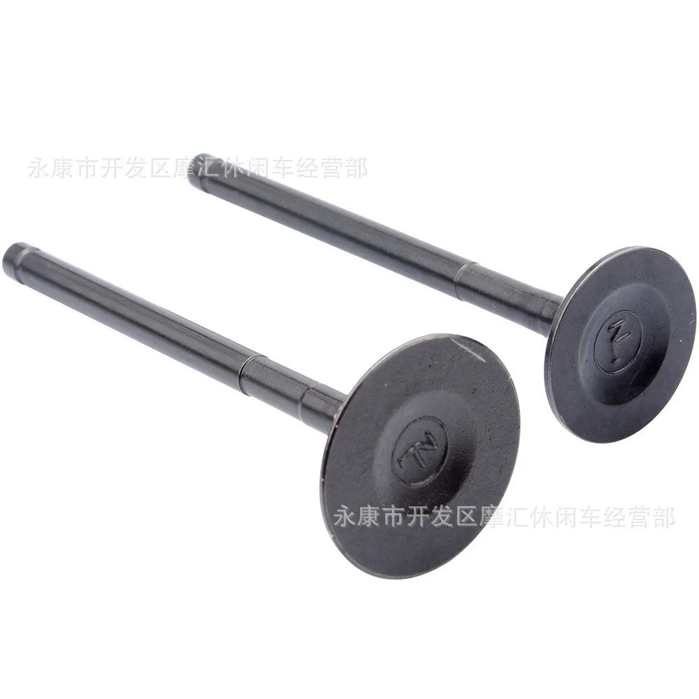 Gy6 200cc 스케이트보드 보조 카트 카트 밸브 오일 씰 입구 및 출구 코발트 합금 밸브 어셈블리 81MM