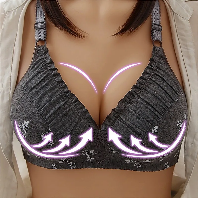 Wireless Bras for Women Sexy Padded Bra Top Push Up Underwear Plus Size  Brassiere Breathable Sleeping Bra Female A/B Cup - AliExpress