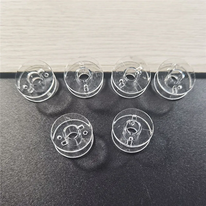 Description Picture 4 of item30pcs Plastic Sewing Bobbins for Sewing Machine Transparent Empty Spools Universal Threads Bobbins DIY Sewing Accessories