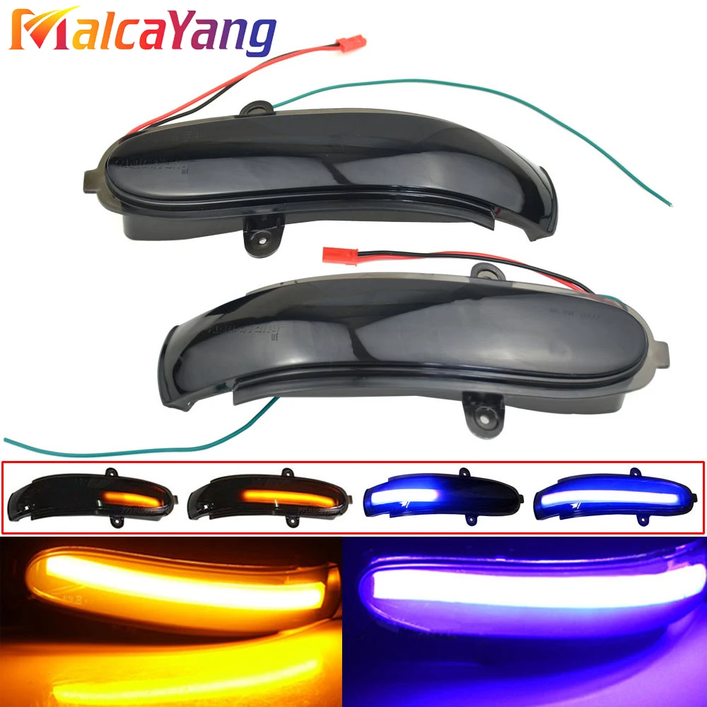 �޸������� ���� C Ŭ���� W203 S203 CL203 2001-2007 LED ���� ���õ� ���̵� �̷� ����Ʈ, �����̴� ���� ���̳��� ����Ŀ, 2 ��