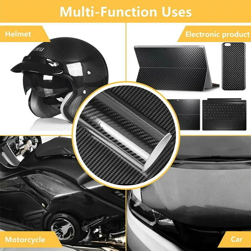 6D Carbon Fiber Auto Folie Vinyl Car Wrap Film Bubble Free For Car Sticker  Laptop Skin Phone Cover Motorcycle Vehicle Decal - AliExpress