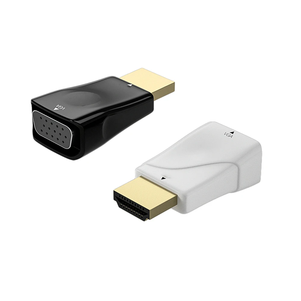 Adattatore Hd Hdmi Compatibile Con Vga 1080P Uscita Vga Connettore Convertitore Pc Audio Video Per Console Di Gioco Tablet Accessori Per Laptop