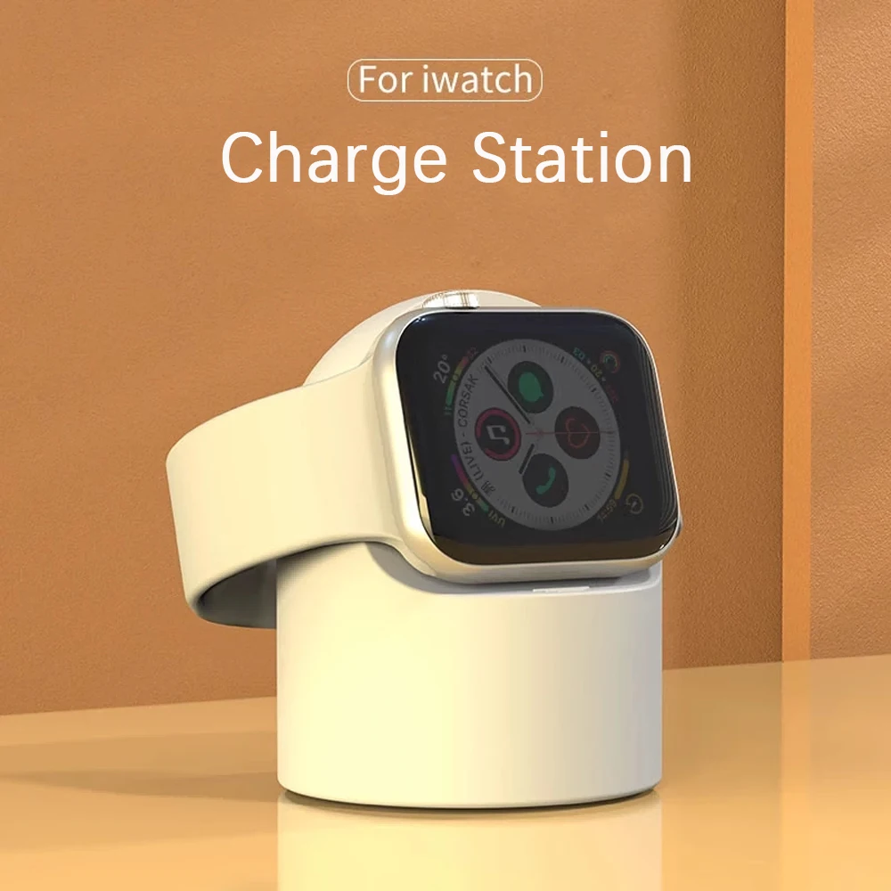Charge Station For Apple Watch band 49mm 44mm 45mm 40mm 41mm 42mm 38mm Accessories iWatch series 9 8 7 6 5 4 3 se ultra strap