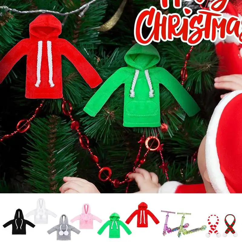 

Christmas Elf Accessories Set Outfit Set Doll Costume Winter Clothes For Boys And Girl Children Kid Create A Festival Atmosphere