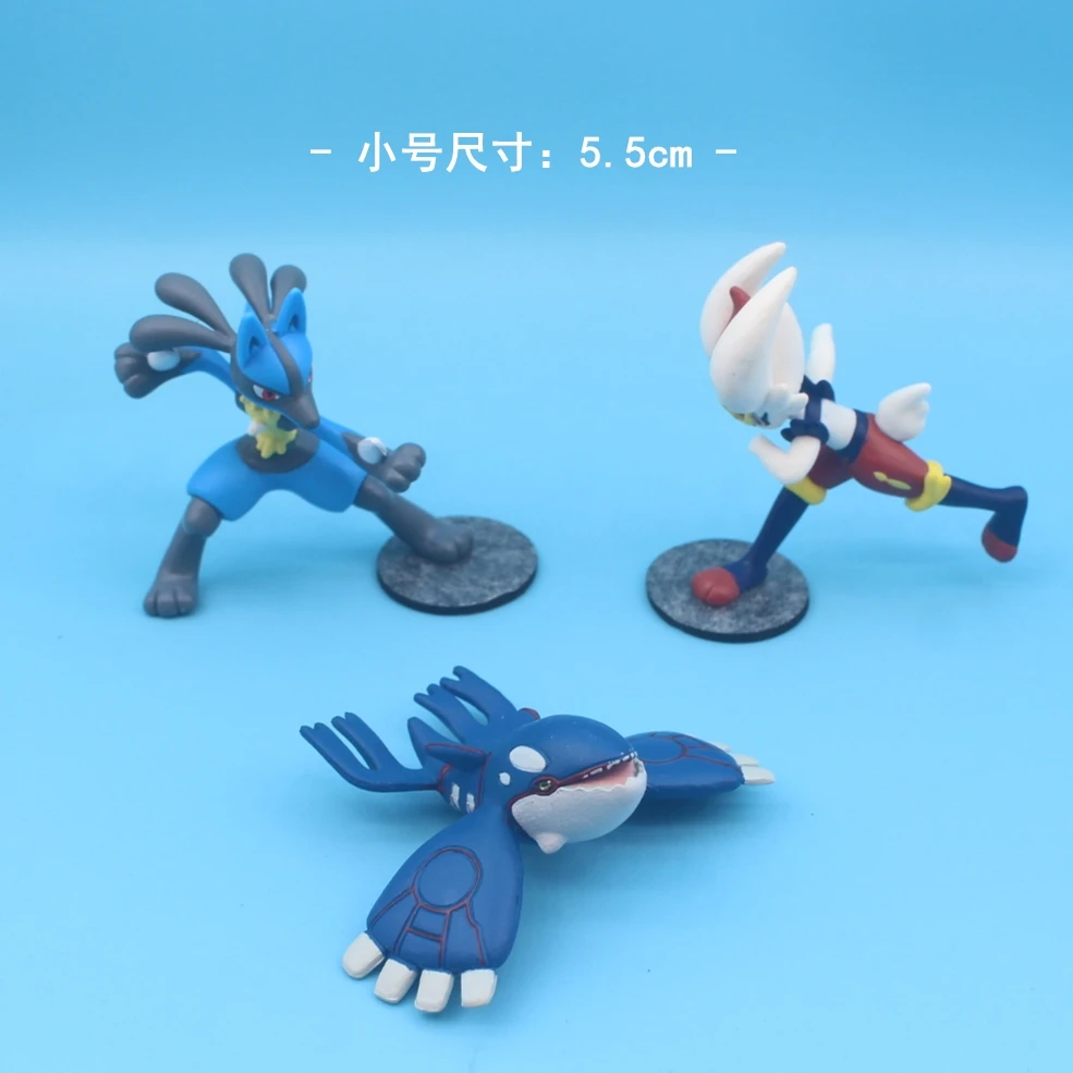 Tomy Pokemon Figure Action Lucario Cenerentola Pikachu Prodotto Finito Modello Giocattoli