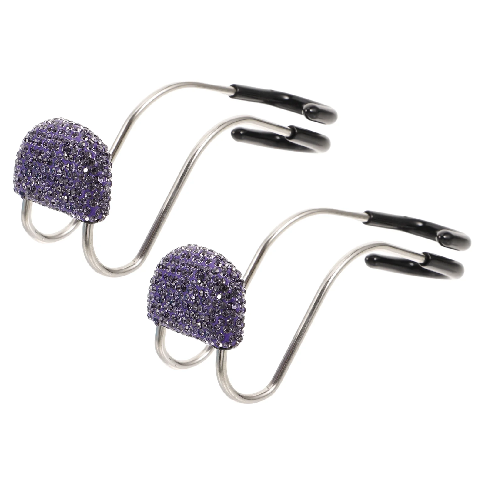 

Hook Car Purse Hidden Headrest Stainless Steel Jacket Hanger for Vehicle Purple Auto Seat