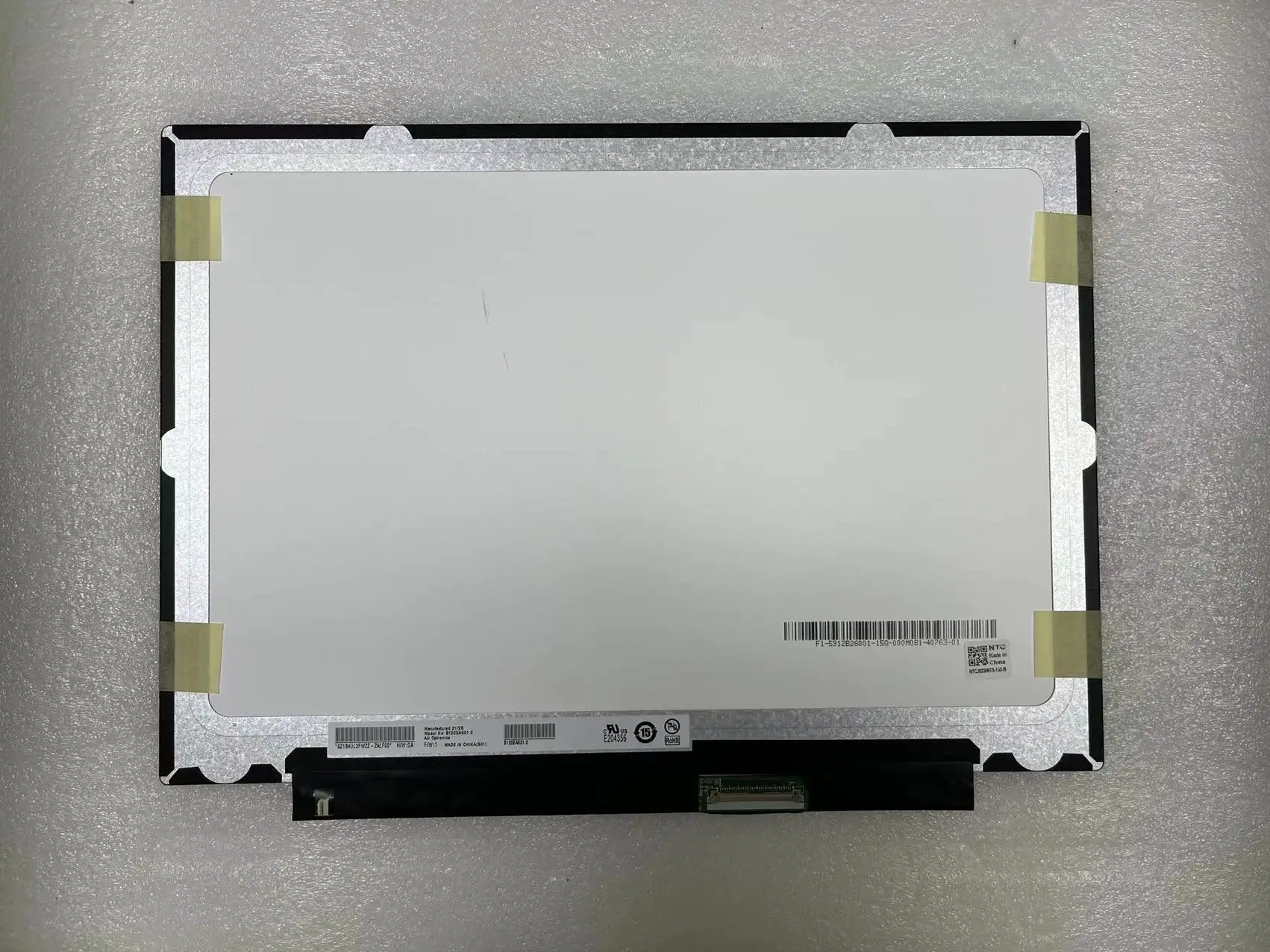 

Сенсорный ЖК-экран B120XAK01.0, 12 дюймов HD + 1366x912, 40 контактов, 60 Гц