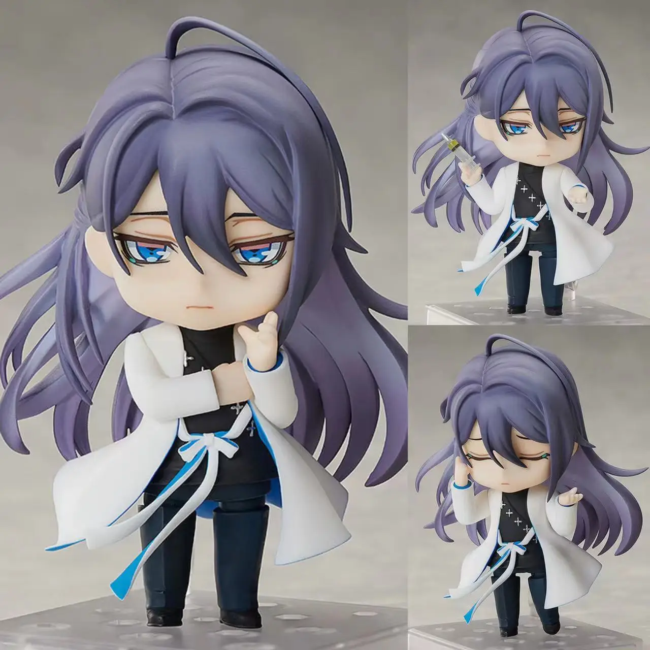 

100% Original:Division Rap Battle JAKURAI JINGUJI Q version figma PVC Action Figure Anime Figure Model Toys Figure Doll Gift