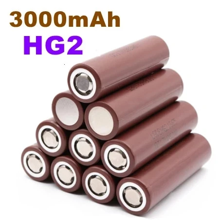 

100% New Original HG2 18650 3000mAh Battery 18650 HG2 3.7 V Discharge 20A Dedicated For HG2 Power Battery