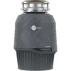3/4 HP,Advanced Series Continuous Feed Food Waste Garbage Disposal,Gray,Garbage disposer with Quiet SoundSeal technology 1