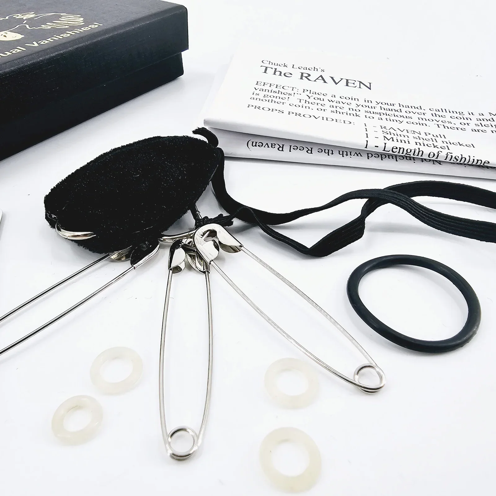 The Raven Coin Vanish Device Close Up Magic Trick Magia Magie Magicians  Props Accessories Illusions Gimmicks Easy To Do Street - AliExpress