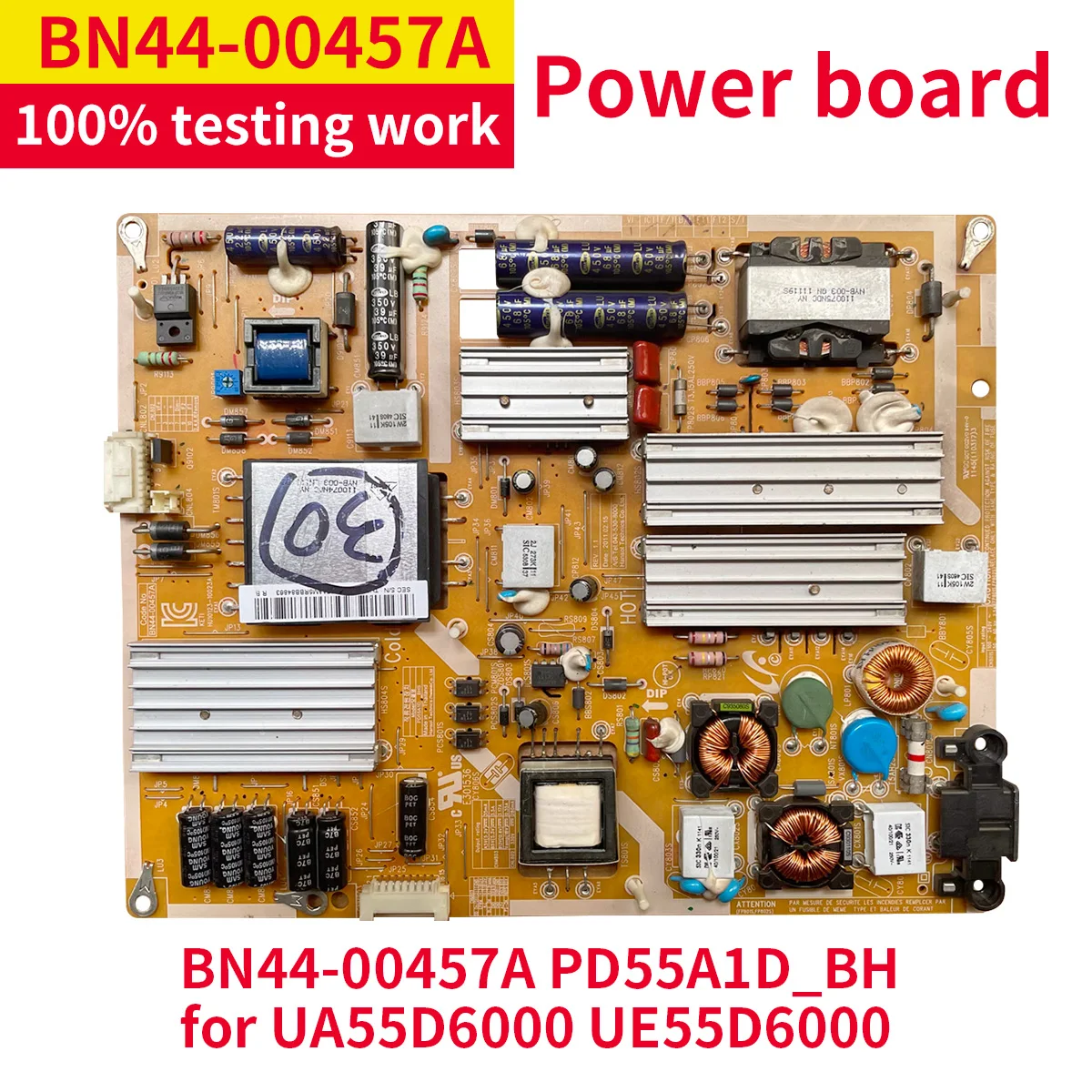 100% Test Work Bn44-00457A Muslimex Power Board Installazione Originale Per Samsung Tv Ua55D6000 Ue55D6000 Ua55D6003