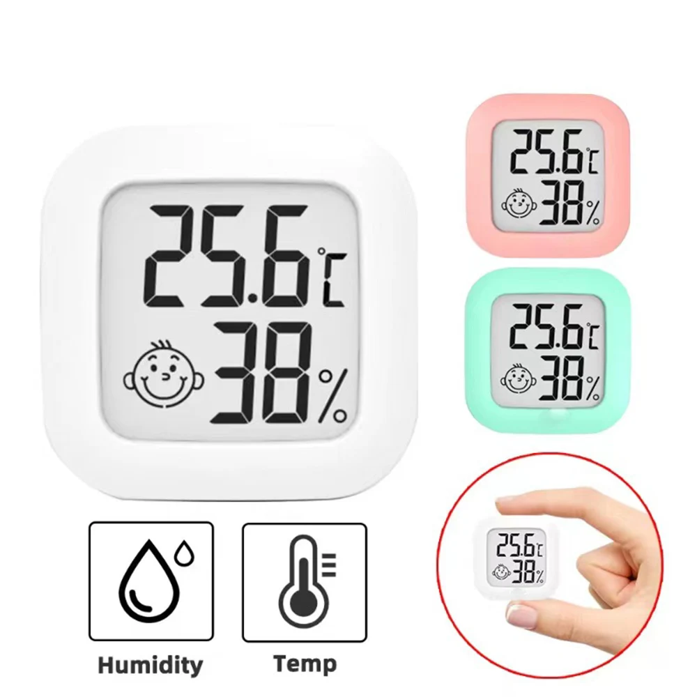 Mini Digital Thermometer Hygrometer Indoor Humidity Temp Test Fr