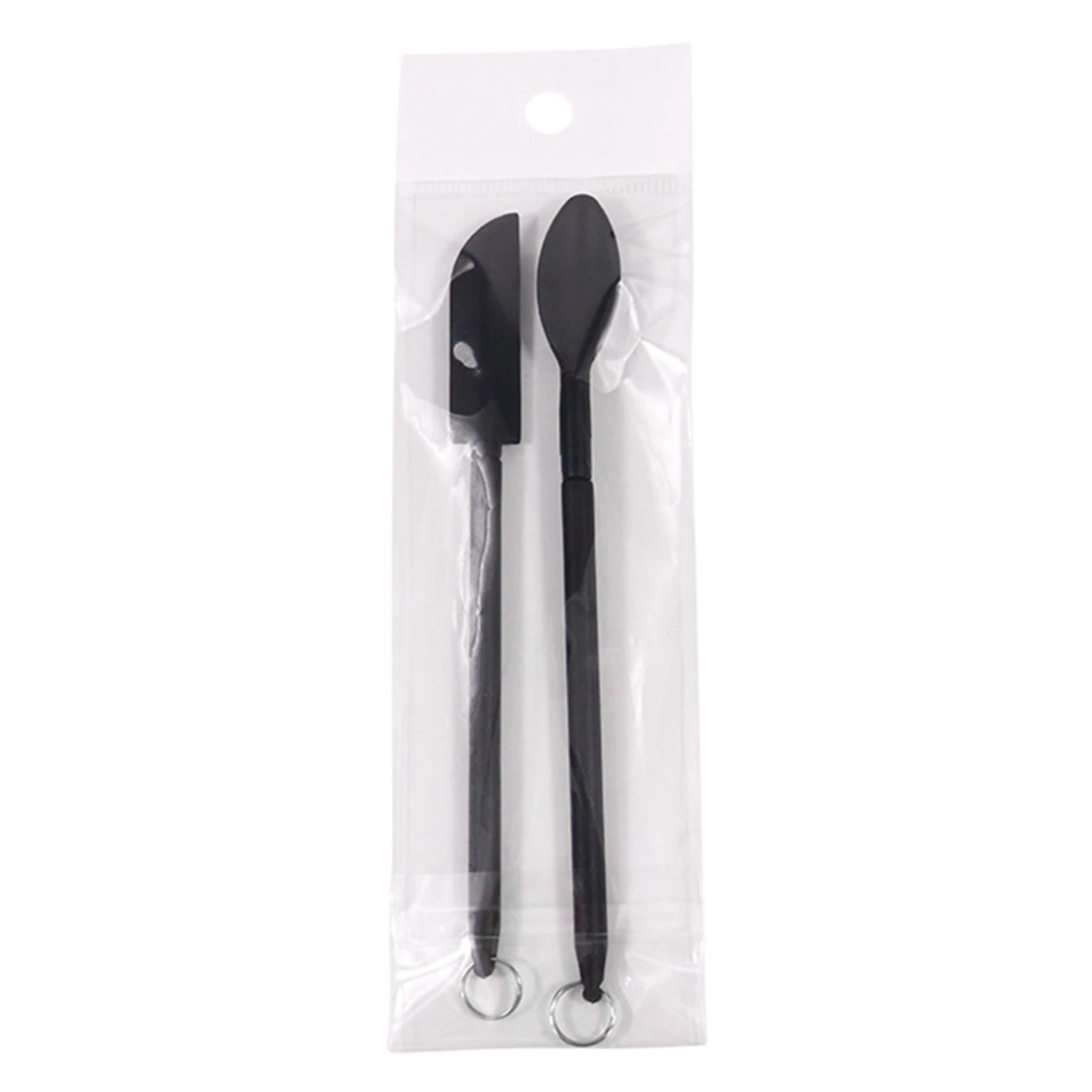 

2PCS Household Barbeque Silicone Spatula Spoon Soft Bristles Spread Liquid Kitchen Tool for BBQ Cutting Roast Meat