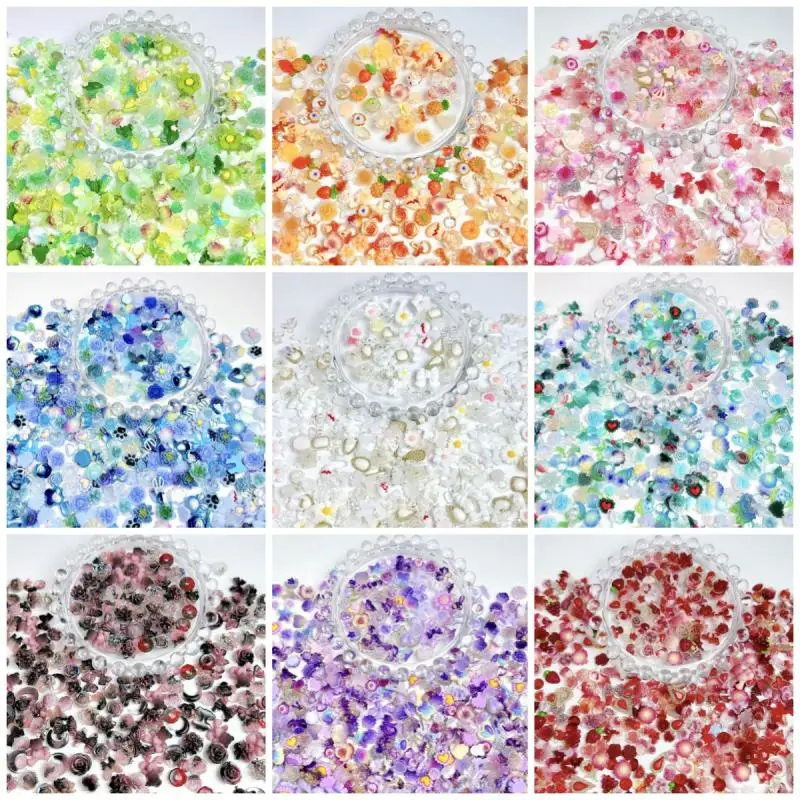 100PCS Cartoon Nail Charms 2