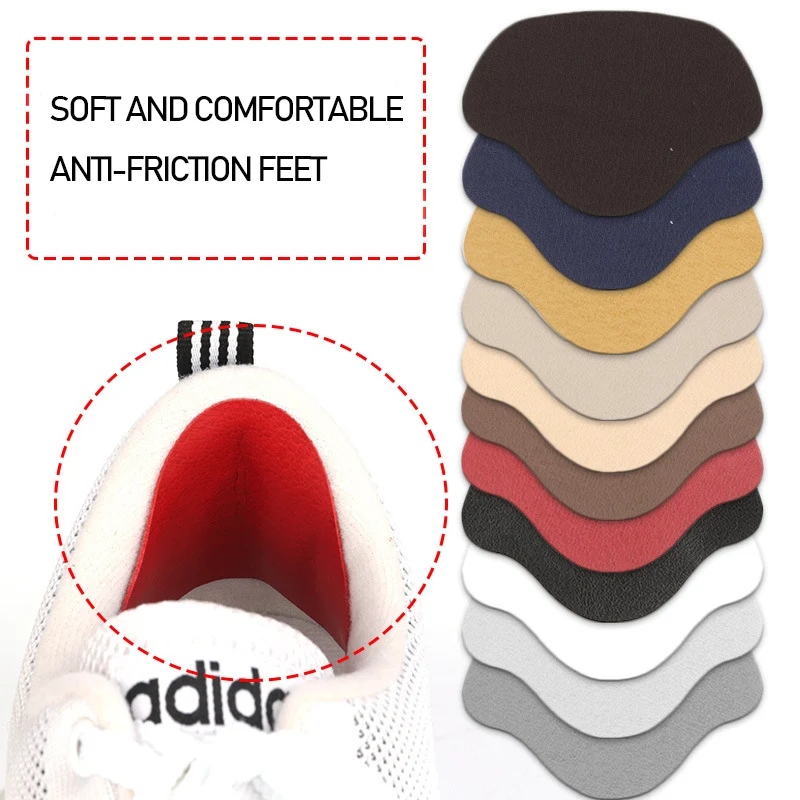 4 Pcs Sneaker Repair Patch Self-Adhesive Heel Patch Repair of Sneaker Hole Heel Suitable for most shoe types