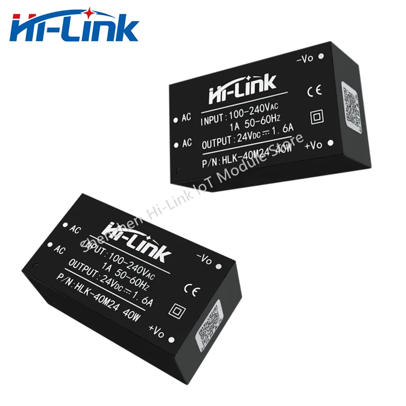 HLK-40M24 220V To 24V 40W AC DC Power Supply Module Low Power Consumption High Safety Isolation Converter Intelligent Household