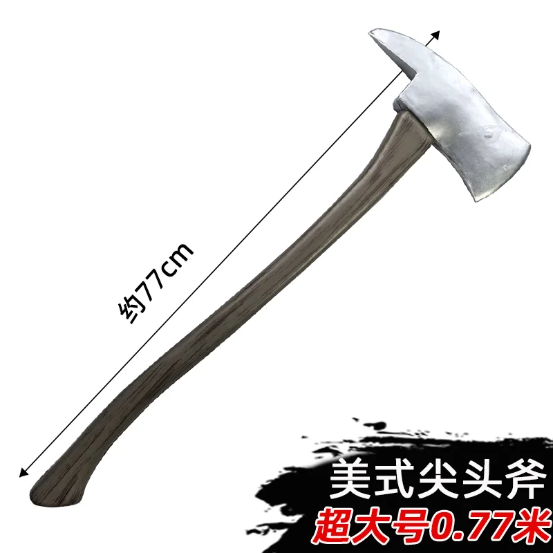 1:1 Cosplay Werkzeug Axt Feuer Axt Tomahawk Scare Requisiten Bühne Leistung Rolle Prop Axt Halloween Sicherheit PU Spielzeug Schwert – Detail 9
