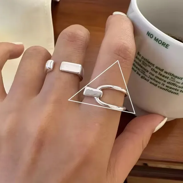 Bague Girlbible en argent sterling 925 pour femme, couple, minimaliste, faite à la main, rétro, avec pierre noire, bijoux de fête, cadeau, anti-allergie