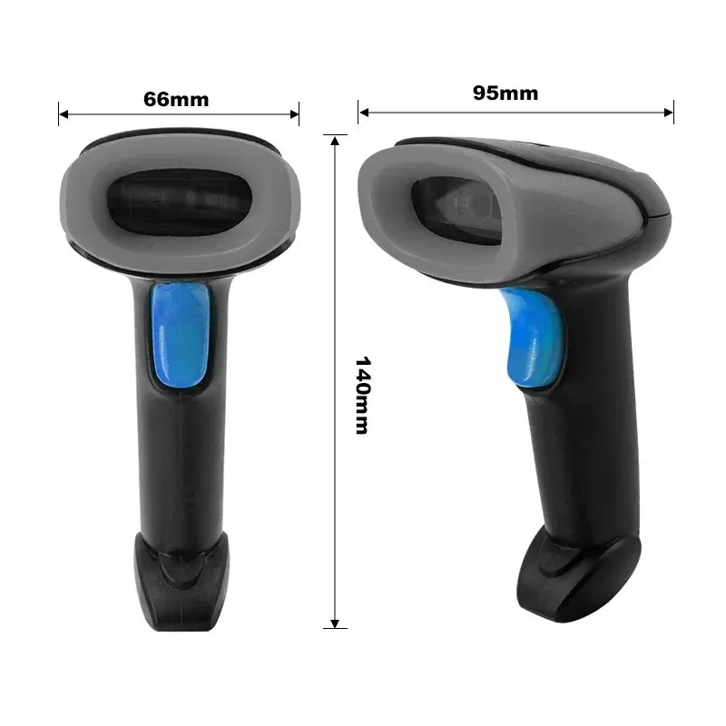 1D/2D QR Code Scanner USB Wired Handheld Barcode Reader High-Speed Supermarket Warehouse Scanner