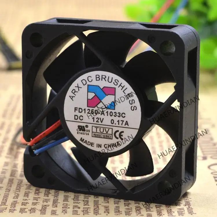 

New ARX 5015 FD1250-A1033C 5CM DC12V 0.12A Cooling Fan Assembly Kit