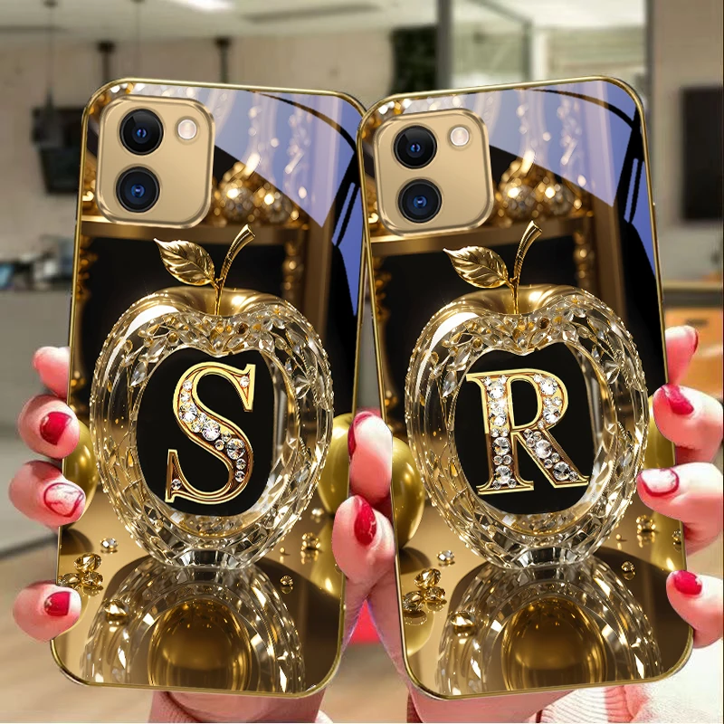 Luxurious Gold Glass Phone Case