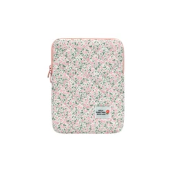 Floral Quilted Multi - Compartment Portable Tablet Sleeve Bag, 11 - Inch - 11inch (Pink)