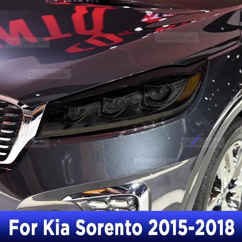 

2 шт., наклейки для автомобильных фар KIA Sorento 2015-2018