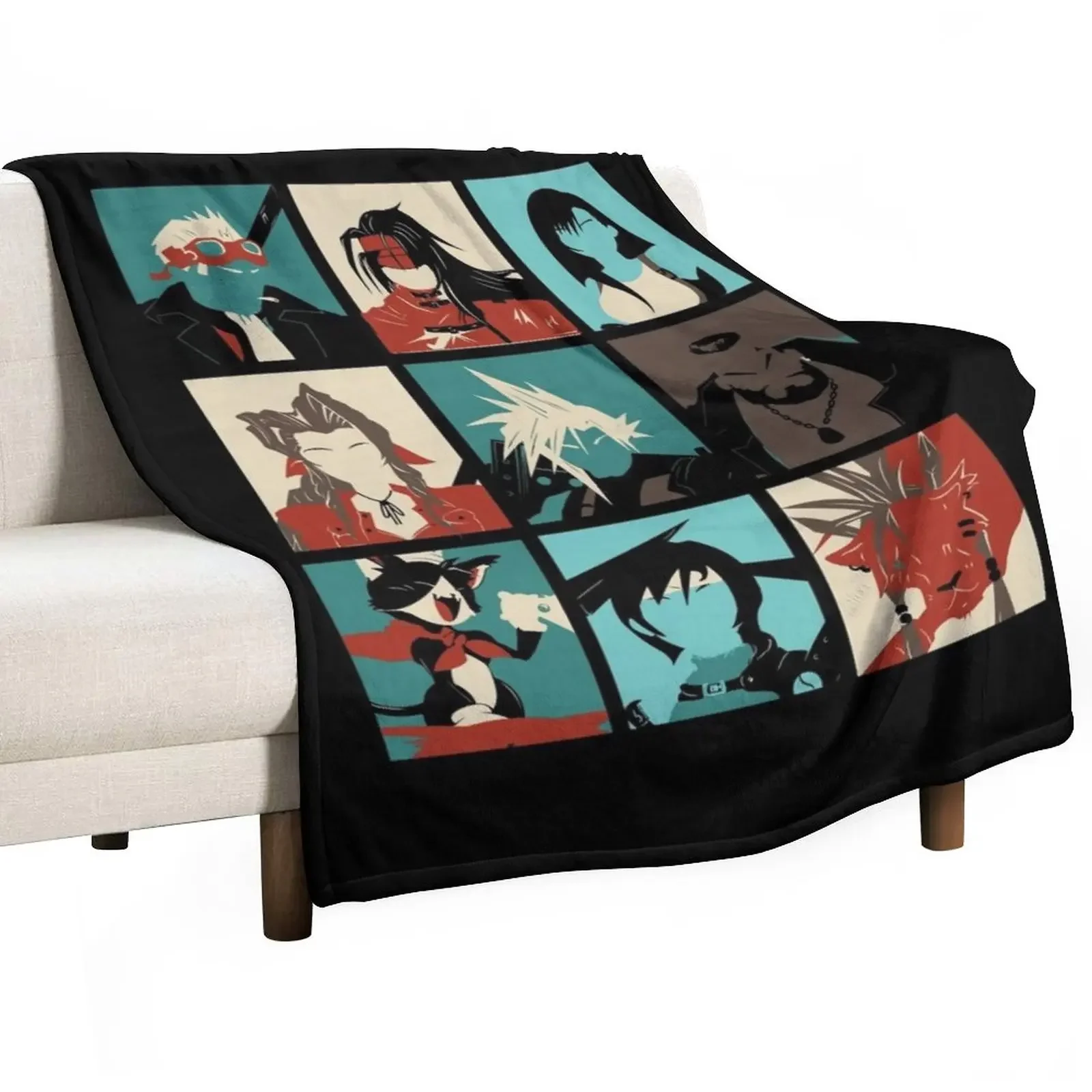 

Fantasy Final Seven Throw Blanket Sofa Quilt for winter Blankets