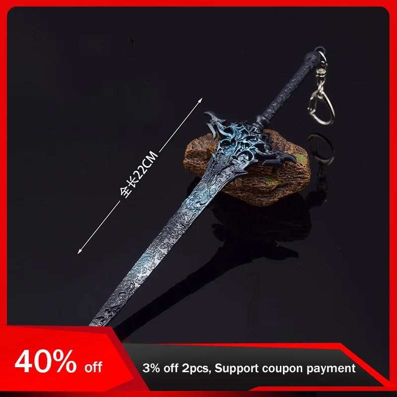 

22cm Final Fantasy XVI Ultimate Blade Soldier Weapon Model Knife Toy Sword Cosplay Metal Knive Uncut Game Peripheral Kids Toy