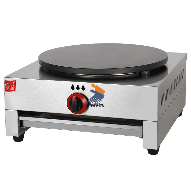 Commercial Professional Gas Industrial Crepe Pancake Making Machine Counter Top Crepe Makers 5