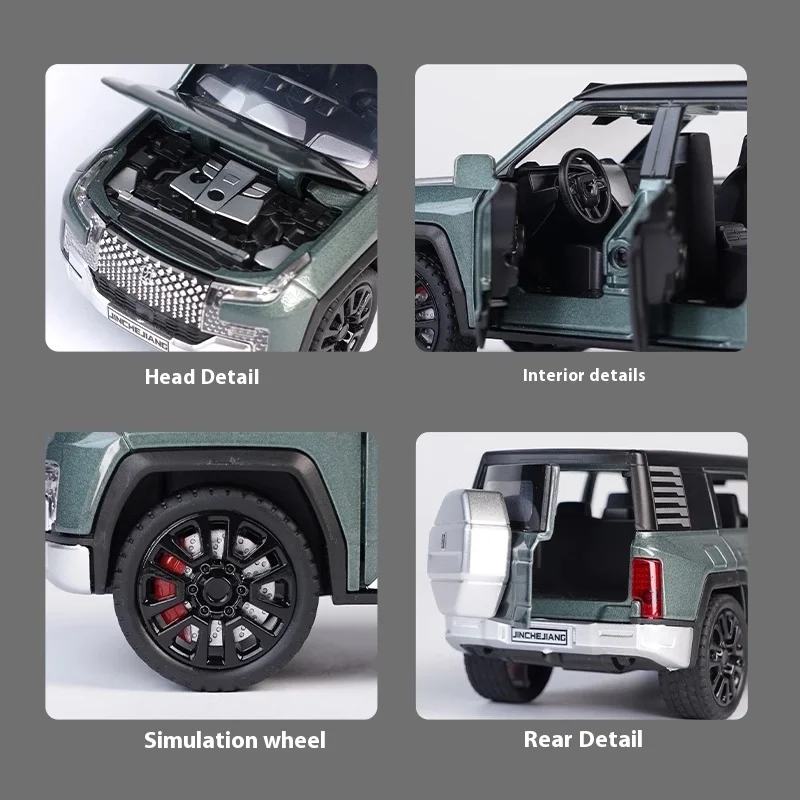 Diecast Alloy Model Car with Sound and Light - Classic Display Collectible Ornaments, Birthday Gift