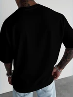 T-shirt décontracté élégant à col rond avec imprimé floral rouge 3